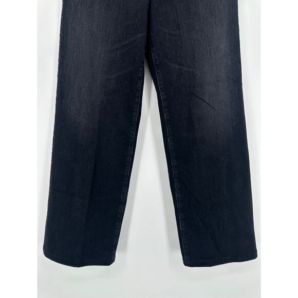 AG Adriano Goldshmied The Tomas High Rise Baggy Straight Leg Jeans, Black - Picture 5 of 10